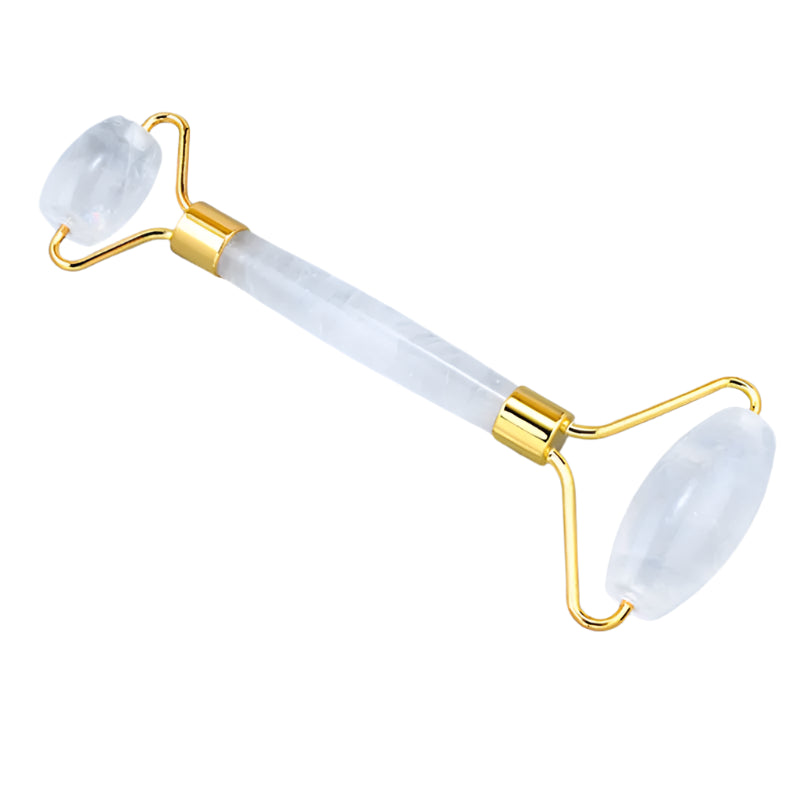 White Jade Stone Roller and Guasha Set