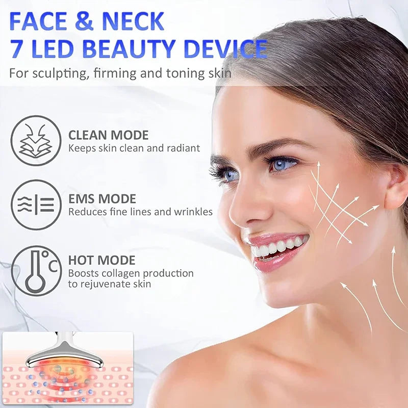LED Photon Therapy Skin Tightening Massager