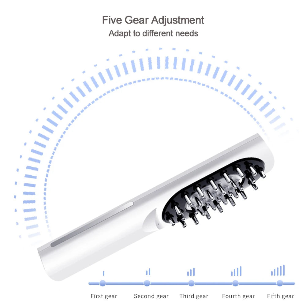 EMS Electric LED Infrared Ray Therapy Scalp Brush