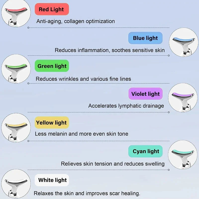 LED Photon Therapy Skin Tightening Massager